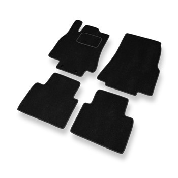 Tapis de Sol Velours adapté pour Mercedes-Benz Classe B W245 Sports Tourer (2005-2011) - Premium tapis de voiture - noir