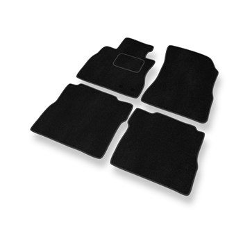 Tapis de Sol Velours adapté pour Nissan Note E12 (2013-2016) - Premium tapis de voiture - noir