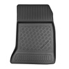 Tapis de sol en TPE adapté pour Mercedes-Benz GLA X156 SUV (03.2014-11.2019) - tapis de voiture - noir
