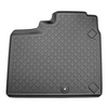 Tapis de sol en TPE adapté pour Dodge Ram V Pick-up (2019-....) - II rangée - tapis de voiture - noir