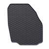 Tapis de sol en caoutchouc adapté pour Ford S-Max I (2006-2015) - tapis de voiture - noir