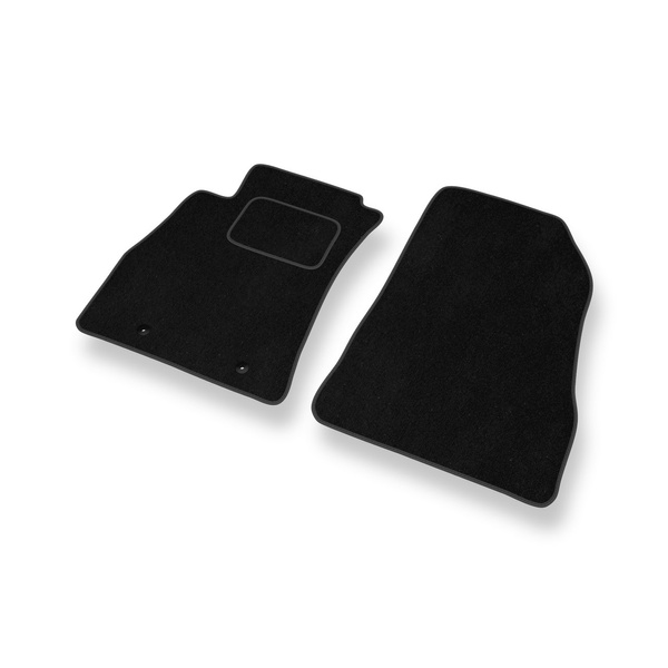 Tapis de Sol Velours adapté pour Nissan Juke I Crossover (2010-2019) - Premium tapis de voiture - noir