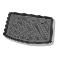 Tapis de coffre adapté pour Kia Rio III UB Hayon (08.2011-01.2017) - bac de coffre - protection de coffre voiture - coffre supérieur, XL avec rangement