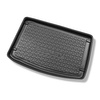 Tapis de coffre adapté pour Audi A2 8Z Hayon (1999-2005) - bac de coffre - protection de coffre voiture - coffre inférieur ; sans roue de secours