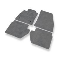 Tapis de Sol Velours adapté pour Ford KA+ (2016-2021) - Premium tapis de voiture - gris