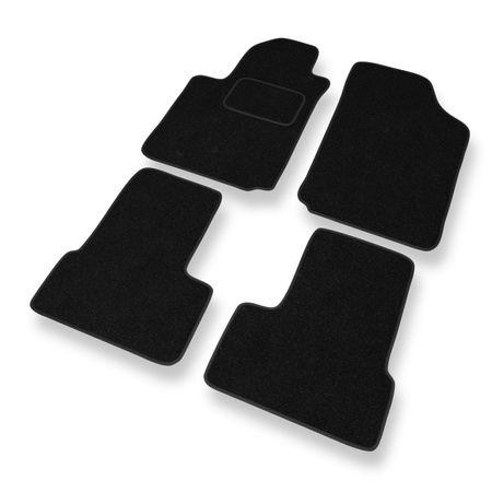 Tapis de Sol Feutres adapté pour Citroen C3 I (2002-2009) - tapis de voiture - noir