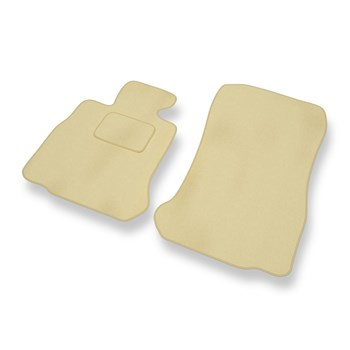 Tapis de Sol Velours adapté pour BMW 6 M6 F13 (2012-2018) - Premium tapis de voiture - beige