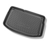 Tapis de coffre adapté pour Citroen DS3 Hayon (2009-03.2019) - bac de coffre - protection de coffre voiture - pour tous les modeles (avec roue de secours complete / avec roue a usage temporaire ou kit de réparation / avec et sans subwoofer)