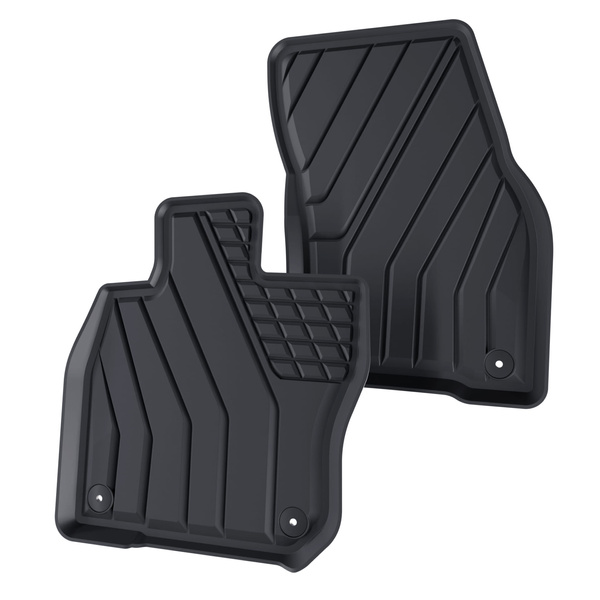 Tapis de sol en TPE adapté pour Volkswagen T-Roc II SUV (2025-....) - tapis de voiture - noir