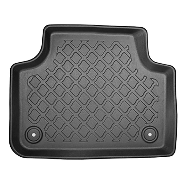 Tapis de sol en TPE adapté pour Audi Q8 4M SUV (07.2018-....) - sans la troisième rangée de sièges - tapis de voiture - noir