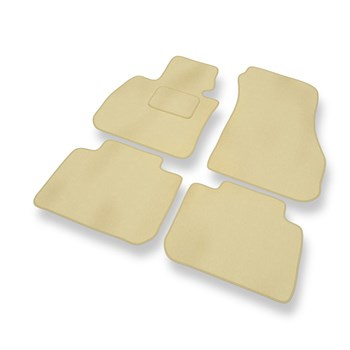 Tapis de Sol Velours adapté pour BMW X2 (2018-2023) - Premium tapis de voiture - beige