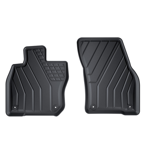 Tapis de sol en TPE adapté pour Volkswagen T-Roc II SUV (2025-....) - tapis de voiture - noir
