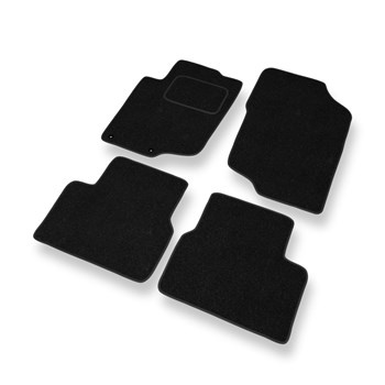 Tapis de Sol Feutres adapté pour Peugeot 207 (2006-2012) - tapis de voiture - noir