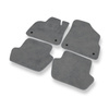 Tapis de Sol Velours adapté pour Citroen DS5 Hayon (2011-2015) - Premium tapis de voiture - gris