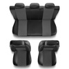 Housses de siège adaptées pour Alfa Romeo 166 I, II, III (1998-2007) - housse siege voiture universelles - couverture siege - EXL-2