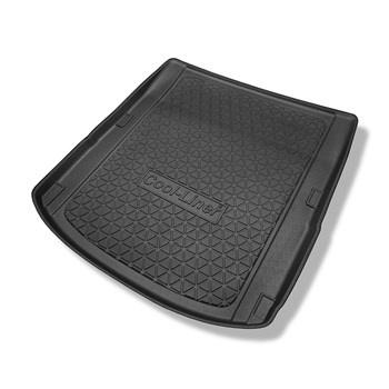 Tapis de coffre adapté pour Audi A4 B9 Berline (11.2015-....) - bac de coffre - protection de coffre voiture - aussi pour la version Quattro