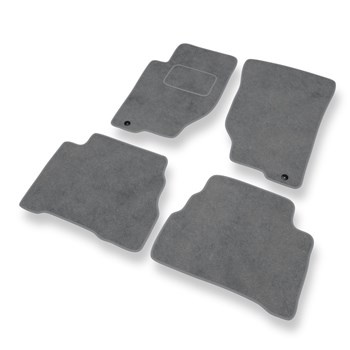 Tapis de Sol Velours adapté pour Kia Sorento I (2002-2009) - Premium tapis de voiture - gris