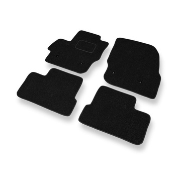 Tapis de Sol Feutres adapté pour Mazda 3 II (2009-2014) - tapis de voiture - noir