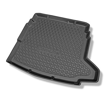 Tapis de coffre adapté pour Saab 9-3 SportSedan (2002-05.2014) - bac de coffre - protection de coffre voiture - sans cavité gauche (avec système audio)