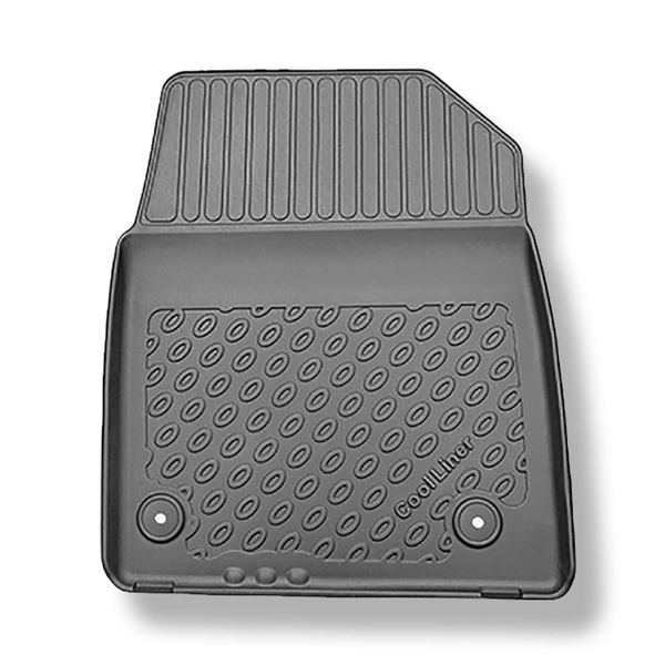 Tapis de sol en TPE adapté pour Kia EV6 Crossover (10.2021-....) - tapis de voiture - noir