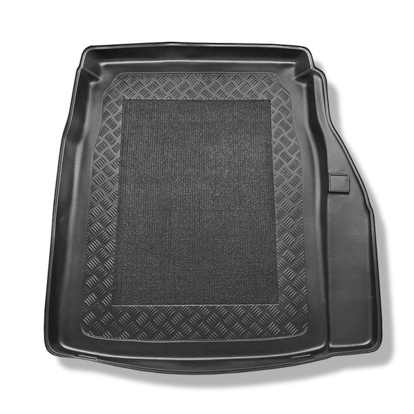 Tapis de coffre adapté pour BMW 5 E60 Berline (07.2003-02.2010) - bac de coffre - protection de coffre voiture - sans cavité gauche