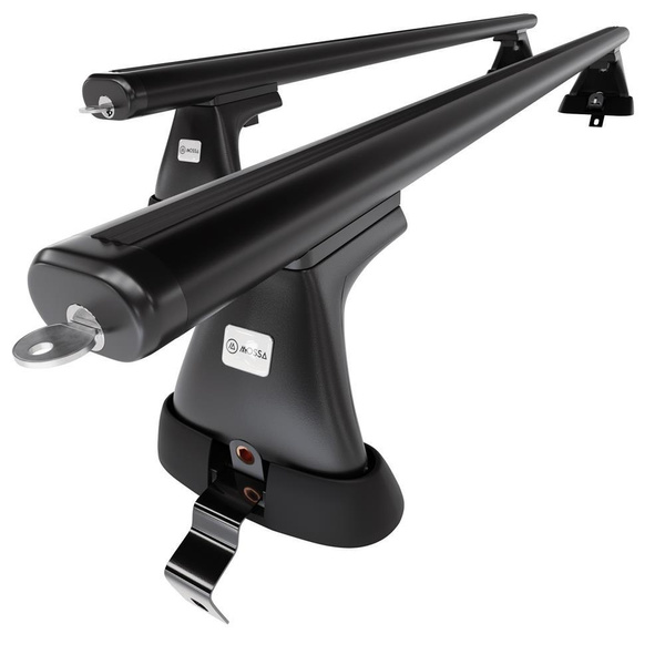 Barres de toit en aluminium adapté pour Renault Arkana SUV (2020-....) - Porte-Bagages de Voiture noir - toit normal