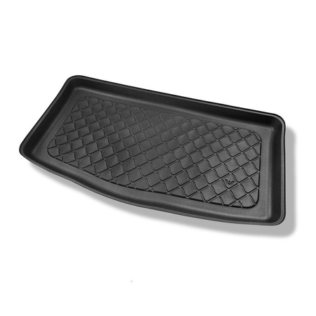 Tapis de coffre adapté pour Kia Picanto III JA Hayon (04.2017-....) - bac de coffre - protection de coffre voiture - coffre inférieur; modèles sans plancher amovible du coffre