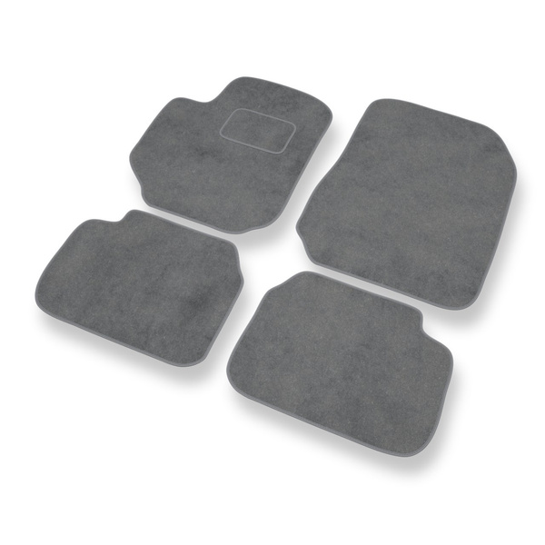 Tapis de Sol Velours adapté pour Fiat Croma II Break, Liftback (2005-2011) - Premium tapis de voiture - gris