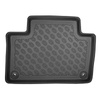 Tapis de sol en TPE adapté pour Volvo XC90 II SUV (05.2015-....) - 5 ou 7 sièges; sans la troisième rangée de sièges; aussi pour Plug-in Hybrid Recharge - tapis de voiture - noir