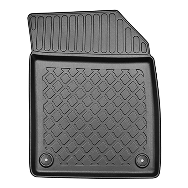 Tapis de sol en TPE adapté pour Volvo XC60 II SUV (07.2017-....) - tapis de voiture - noir