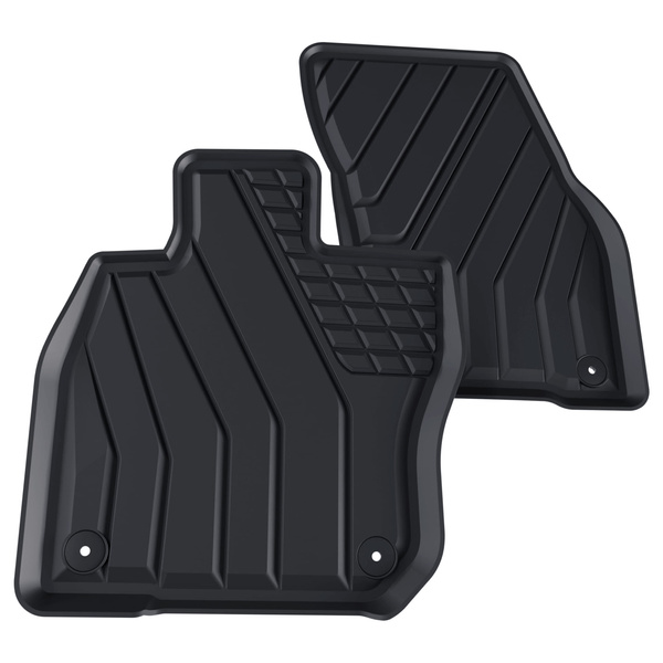 Tapis de sol en TPE adapté pour Volkswagen T-Roc II SUV (2025-....) - tapis de voiture - noir