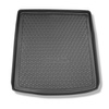 Tapis de coffre adapté pour Audi Q7 4L SUV (03.2006-05.2015) - bac de coffre - protection de coffre voiture - 5/7 places (3e rangée abaissée) / tapis plus épais pour les modeles avec systeme des rails de fixation dans le coffre