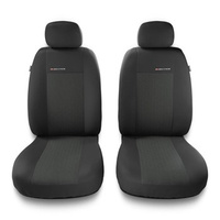 Housses de siège avant adaptées pour Dacia Dokker (2012-2019) - housse siege voiture universelles - couverture siege conducteur - 2UNE-1