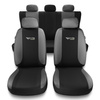 Housses de siège adaptées pour Jeep Grand Cherokee I, II, III, IV, V (1992-....) - housse siege voiture universelles - couverture siege - TG-S