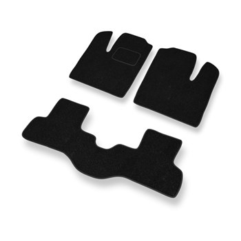 Tapis de Sol Feutres adapté pour Fiat Doblo I (2000-2011) - tapis de voiture - noir