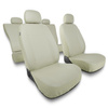 Housses de siège adaptées pour Alfa Romeo 156 I, II (1997-2007) - housse siege voiture universelles - couverture siege - CMP-BE