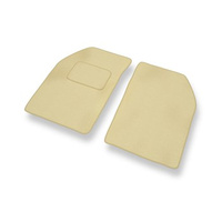 Tapis de Sol Velours adapté pour Renault Kangoo I (1997-2007) - Premium tapis de voiture - beige