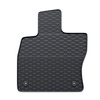 Tapis de sol en caoutchouc adapté pour Volkswagen Golf VII (2012-2020) - tapis de voiture - noir