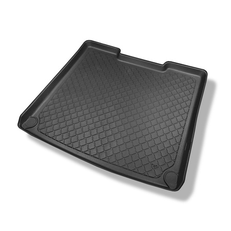 Tapis de coffre adapté pour Volkswagen Transporter T6 Caravelle L2 Van (06.2015-2019) - bac de coffre - protection de coffre voiture - empattement long; derriere 3e rangée de sieges