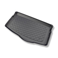 Tapis de coffre adapté pour Volkswagen T-Cross Crossover (04.2019-....) - bac de coffre - protection de coffre voiture - coffre inférieur; plancher amovible en la position la plus basse