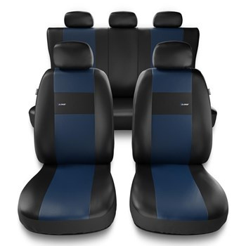 Housses de siège adaptées pour Audi A6 C4, C5, C6, C7, C8 (1994-2019) - housse siege voiture universelles - couverture siege - XL-BL