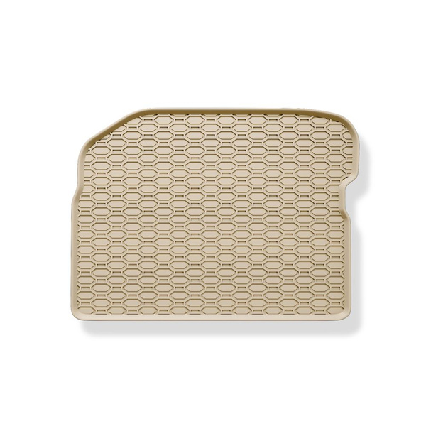 Tapis de sol en caoutchouc adapté pour Volkswagen Golf IV (1997-2006) - tapis de voiture - beige