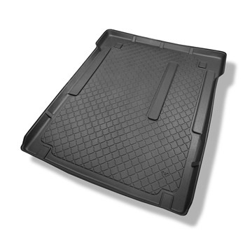 Tapis de coffre adapté pour Citroen Jumpy Van (2007-2016) - bac de coffre - protection de coffre voiture - L2 (possibilité de découper les ouvertures pour les sieges de 3e rangée)