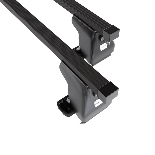 Barres de toit en acier adapté pour Citroen DS4 Hayon (2011-2018) - Porte-Bagages de Voiture noir - toit normal