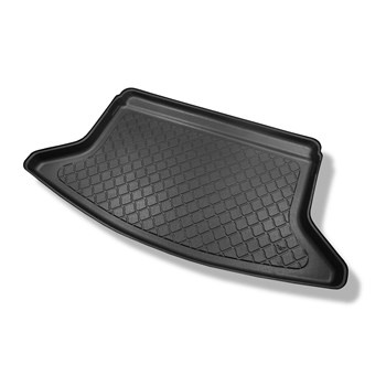 Tapis de coffre adapté pour Hyundai i30 III PD Hayon (02.2017-....) - bac de coffre - protection de coffre voiture - coffre inférieur ; sans plancher deux niveau du coffre; non pour 48V-Hybrid