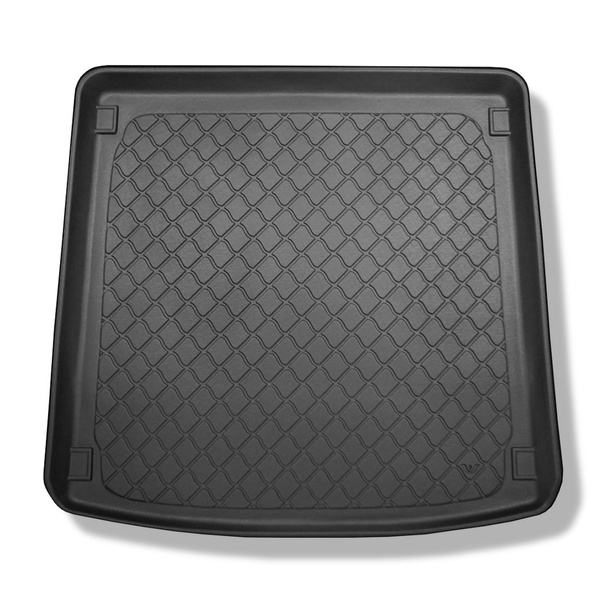 Tapis de coffre adapté pour Audi A4 B7 Avant (11.2004-03.2008) - bac de coffre - protection de coffre voiture - aussi pour la version Quattro