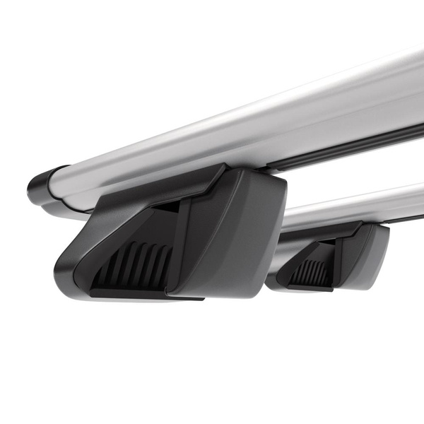 Barres de toit en aluminium adapté pour Volkswagen T-Cross SUV (2019-....) - Porte-Bagages de Voiture argent - rails