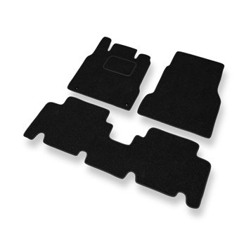 Tapis de Sol Feutres adapté pour Mercedes-Benz Classe A W168 (version courte) (1997-2004) - tapis de voiture - noir