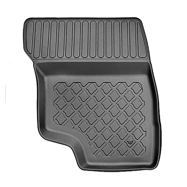 Tapis de sol en TPE adapté pour Mitsubishi Outlander III PHEV Hybrid SUV (2020-2022) - tapis de voiture - noir