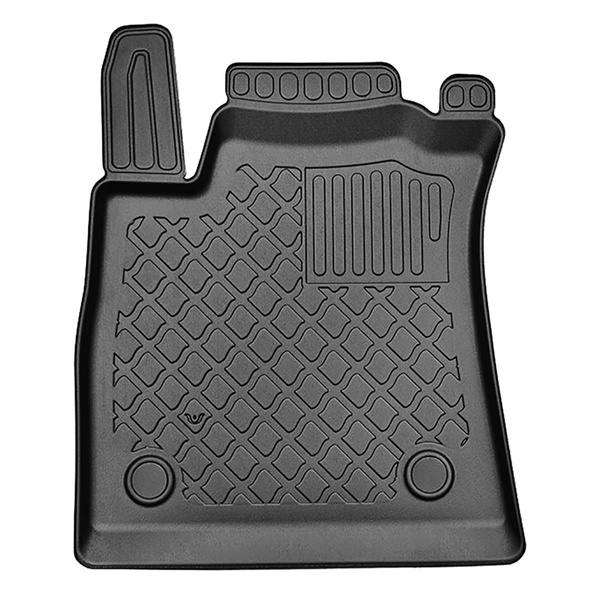 Tapis de sol en TPE adapté pour Renault Megane IV GrandCoupé (01.2017-2024) - tapis de voiture - noir